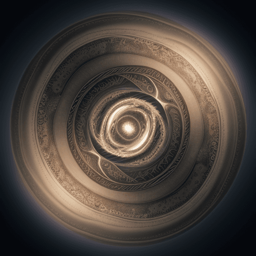 AI generated: HDR photo with a wallet, who stay in air ,with spirals in the background,with modern details, high d...