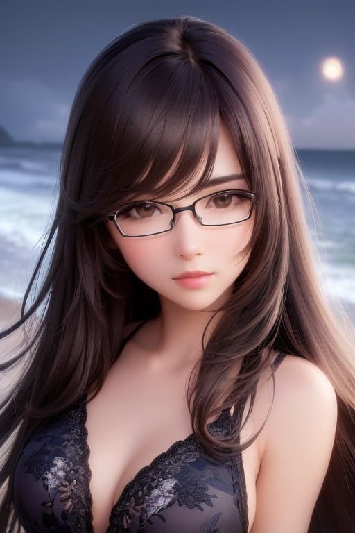 AI generated: three-quarter close-up portrait, stunningly handsome 30 y. o woman, athletic figure, stunning face, ...
