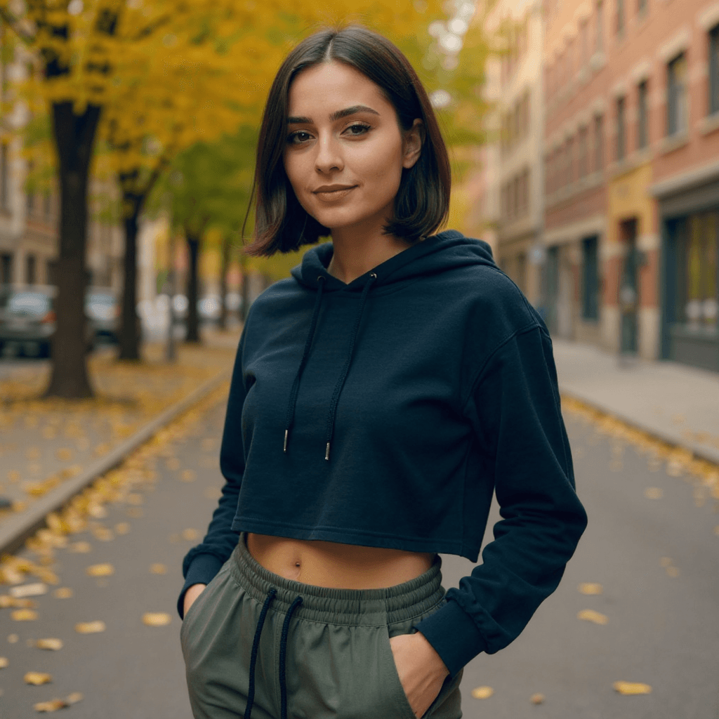 AI generated: ultra highres realistic Street photo of a 24-year-old Montenegrin-Cree female stylish professor with...