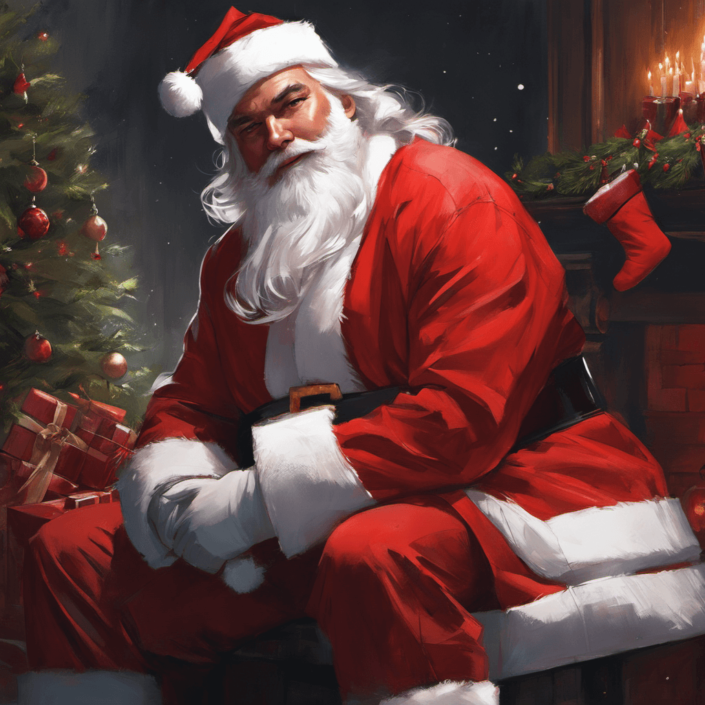 AI generated: man as Santa Claus, hd shot, digital portrait, beautiful, artstation, by artgerm, guy denning, jakub...