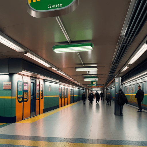 AI generated: subway station