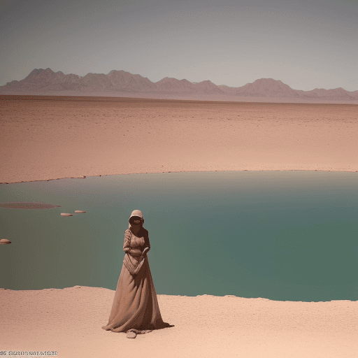 AI generated: Once upon a time there was a woman who had been lost in the desert for three whole days without wate...