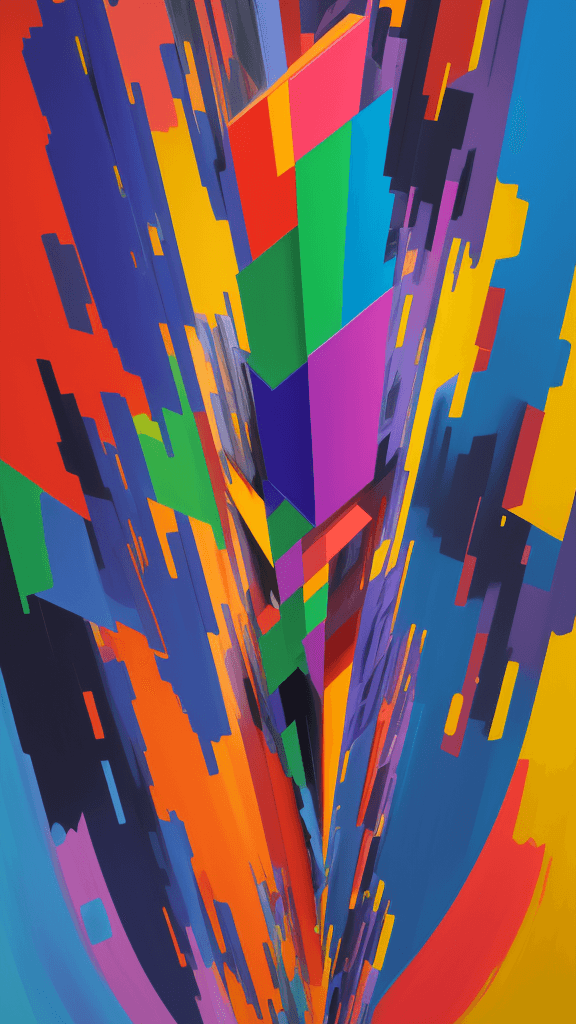 AI generated: Vivid Constructs is a stunning exploration of realistic conceptual art fused with the bold energy of...