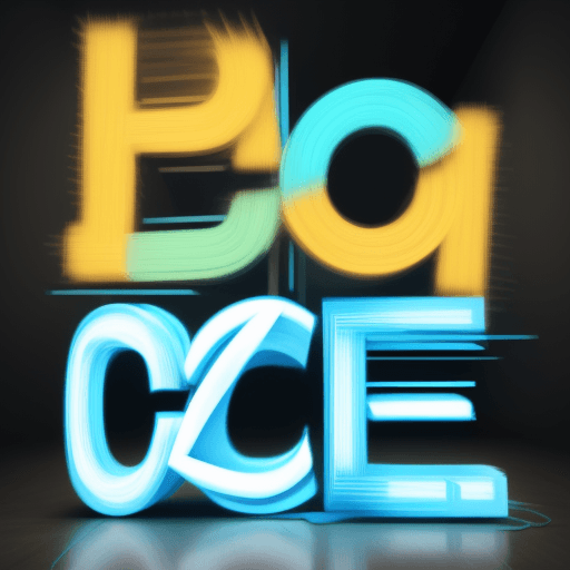 AI generated: Text is "Chaovee" with 2.5D effect modern art technology