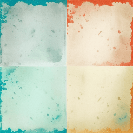 AI generated: Textura de fondo de acuarela colores azules y púrpuras, grano y diseño de textura grunge vintage con...