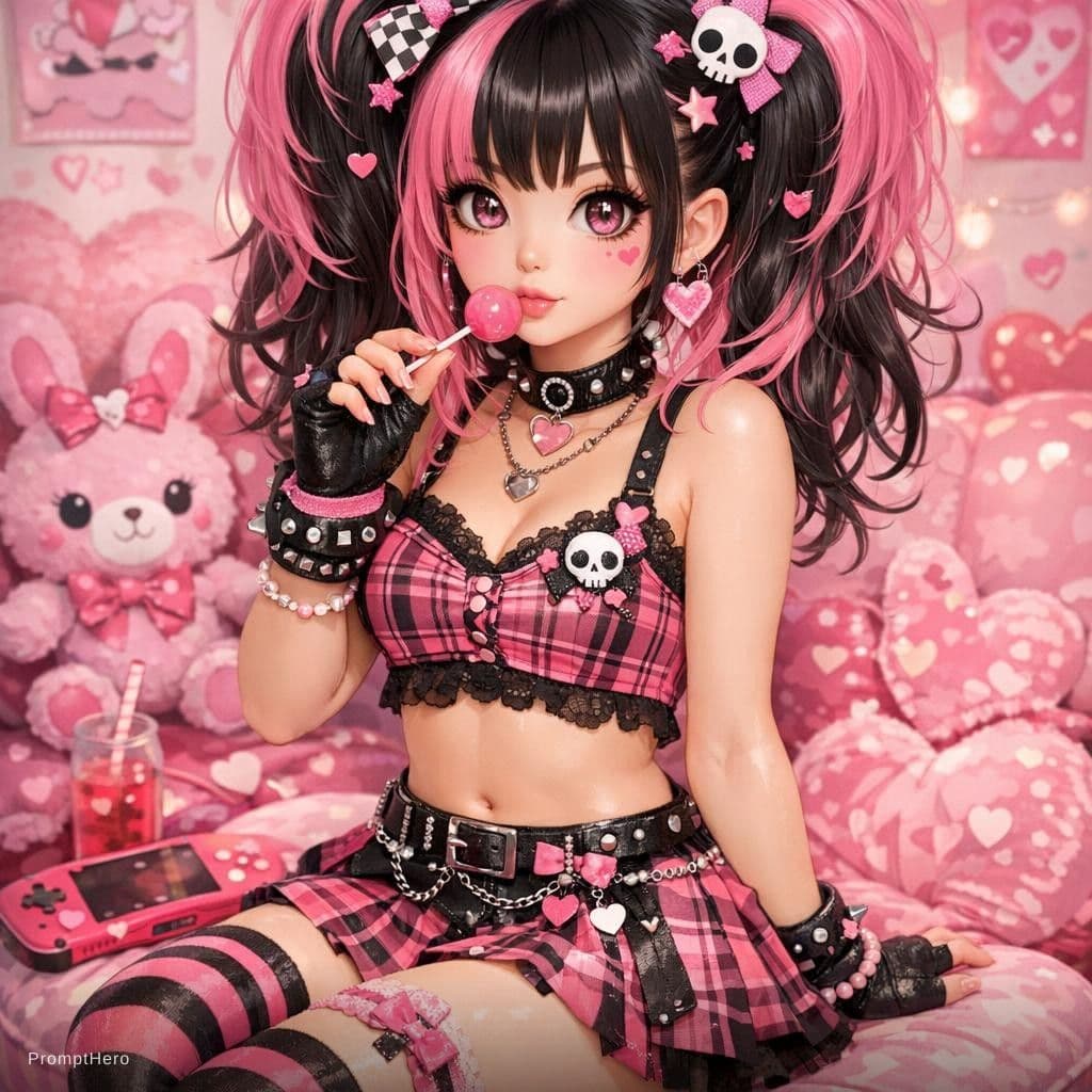 AI generated: piny girl