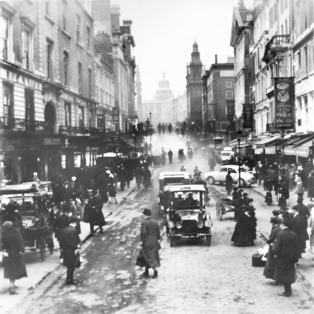AI generated: London during Victorian times was a city of stark contrasts—opulent wealth alongside extreme poverty...