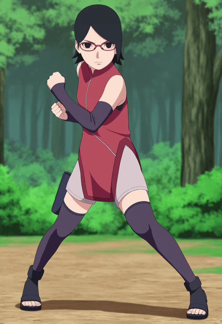 Sarada Uchiha - Boruto: Naruto Next Generations - IllustriousXL - Noob LORA