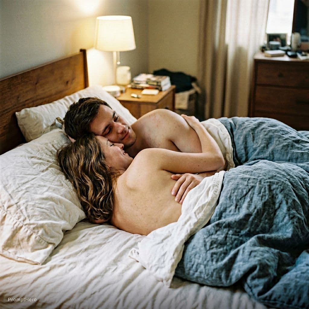 AI generated: Couples sex in bed