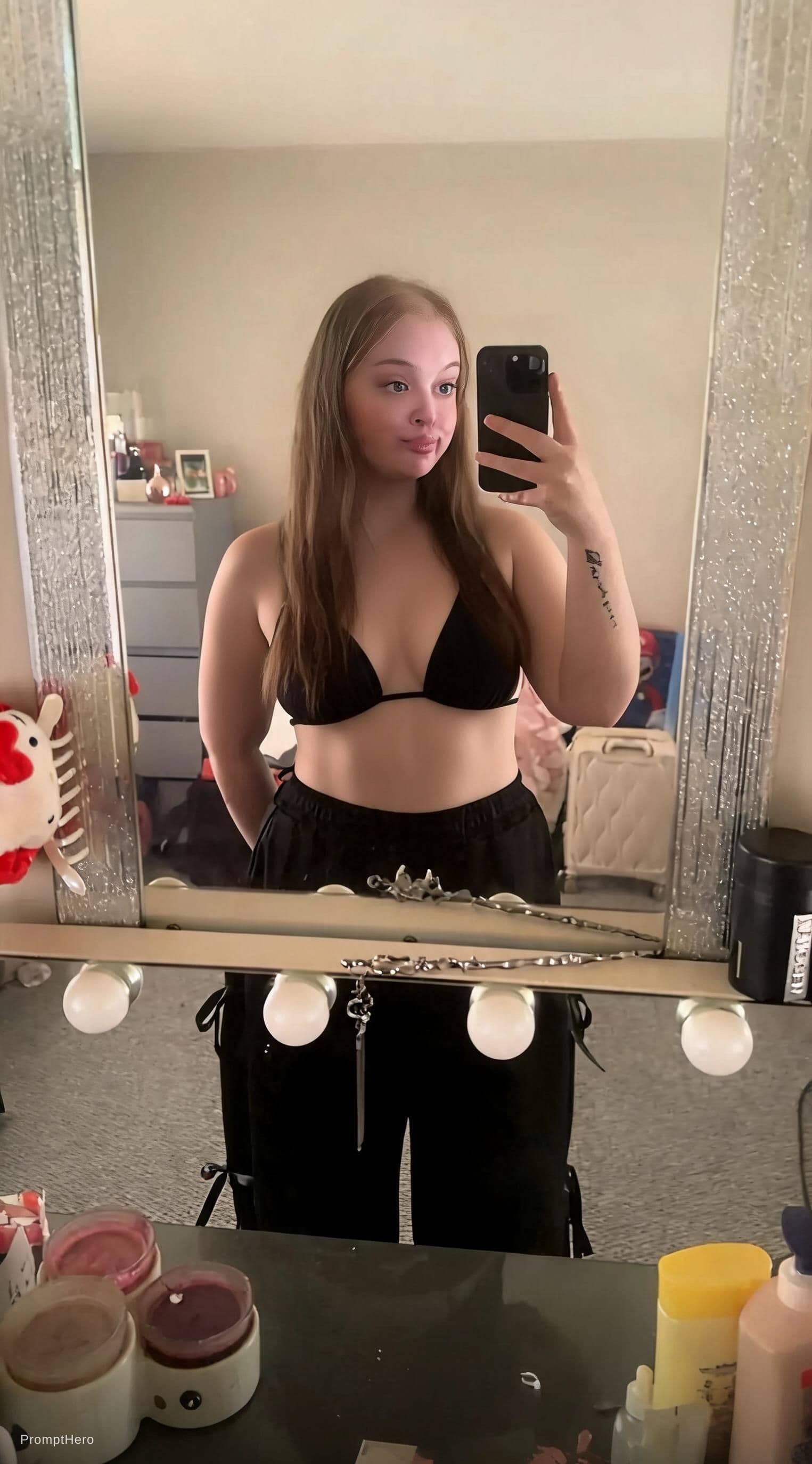 AI generated: i want to generate me wearing a bikini is this photo
