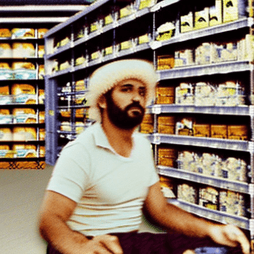 AI generated: Pablo Escobar and Gonzalo Gaviria sitting in a warehouse counting wads of bills, there are many phag...