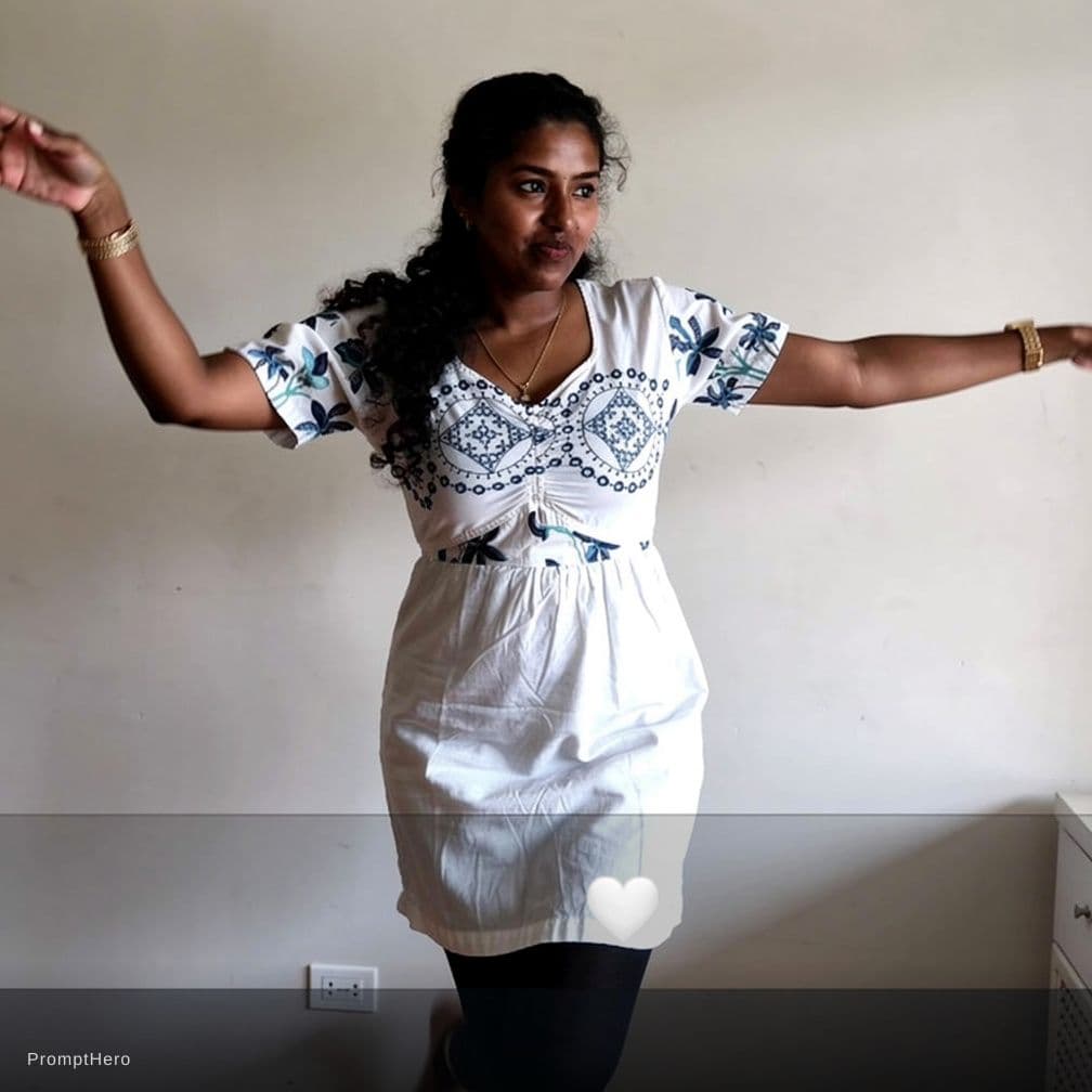 AI generated: make her boobs dance 