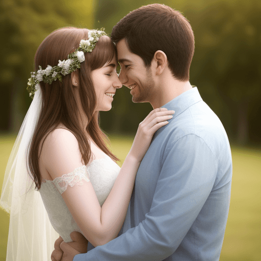 AI generated: a couple in love