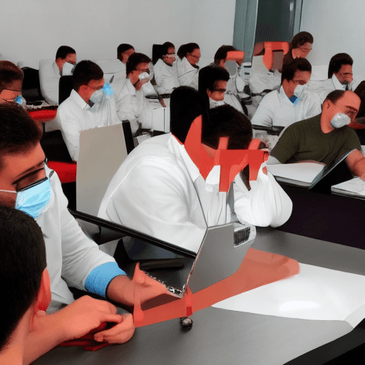 AI generated: capacitacion en el futuro 3d