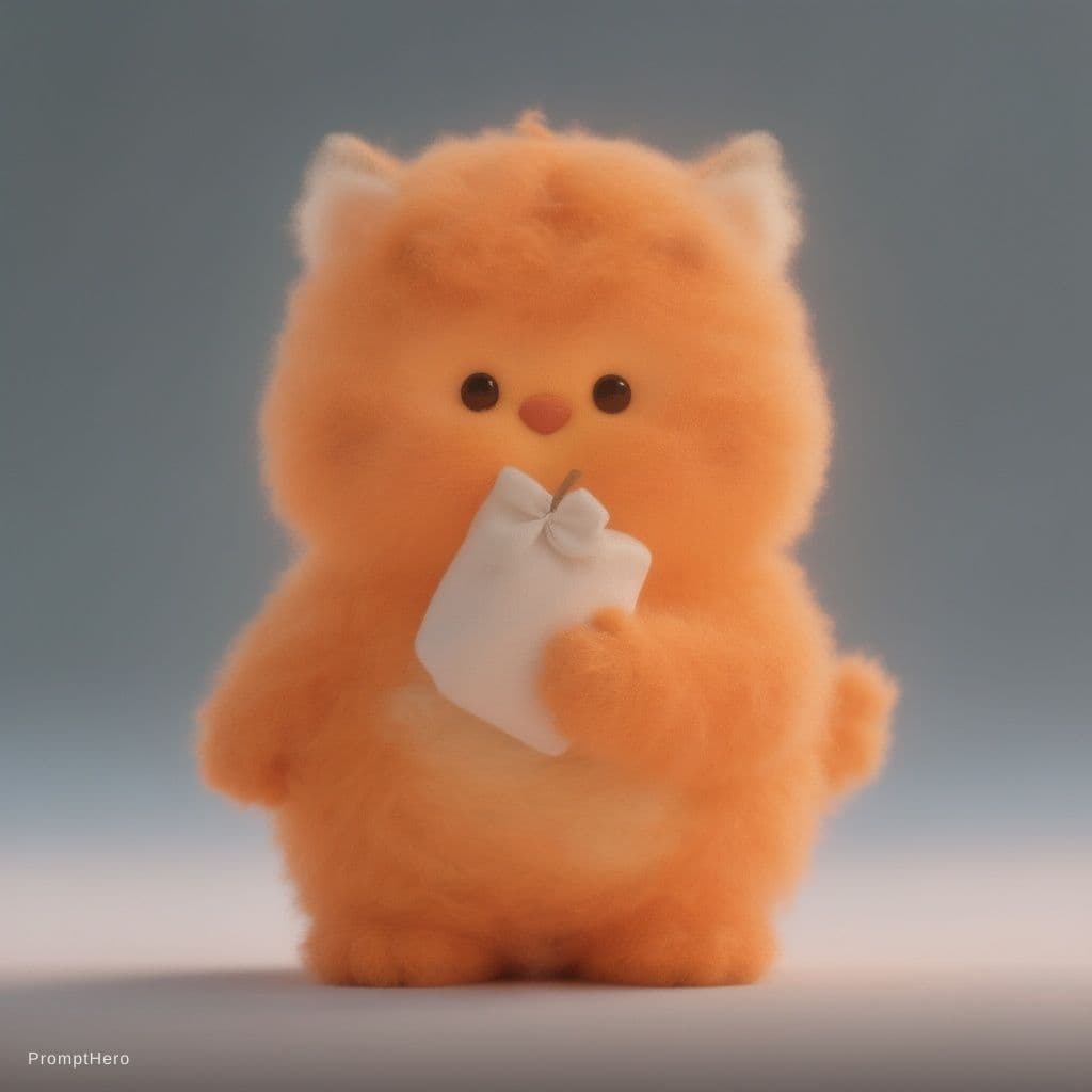 AI generated: Chat orange 
