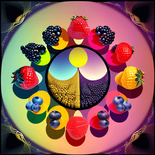 AI generated: hard world order mystic music. surrounded by tiny different colors dots. Automaticly the viewer will...