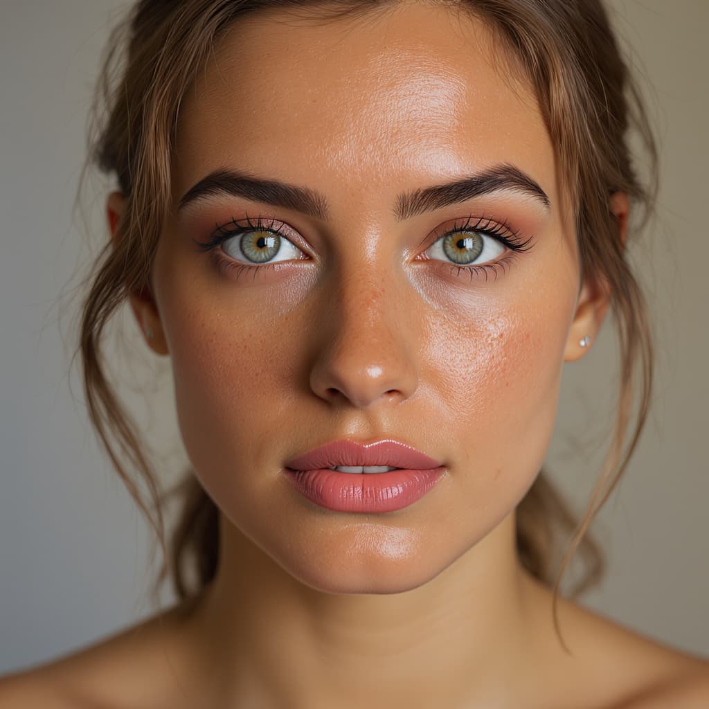 AI generated: Create an extreme close-up,ultra-photorealistic portrait of a real 22-year-old woman with Southern E...
