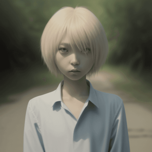 AI generated: Selfish from the song you'll be gone by Yonkagor standing and looking at the camera
