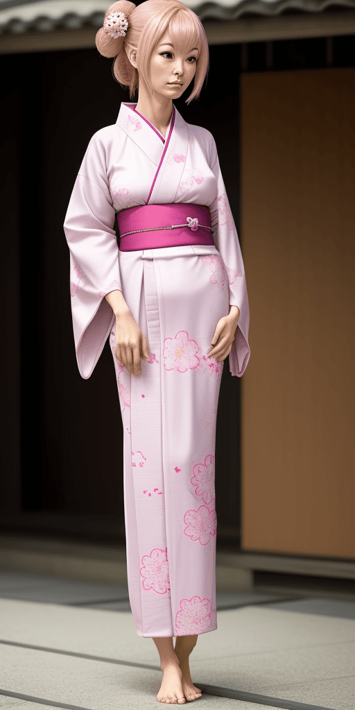 AI generated: thin woman, her entire body can be seen, her entire body can be seen in the image, every part of her...