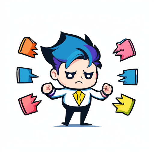 AI generated: ((style cartoon, cute Super Deformed Character, white border, high quality, colorful, Detailed illus...