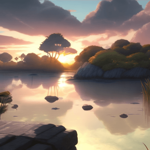 AI generated: Photo of a ultra realistic cartoon, dramatic light, pale sunrise, cinematic lighting, battered, low ...