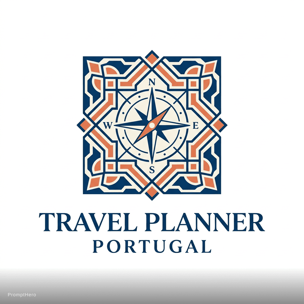 AI generated: Professional logo design with text "Travel Planner Portugal", modern minimalist style, incorporating...
