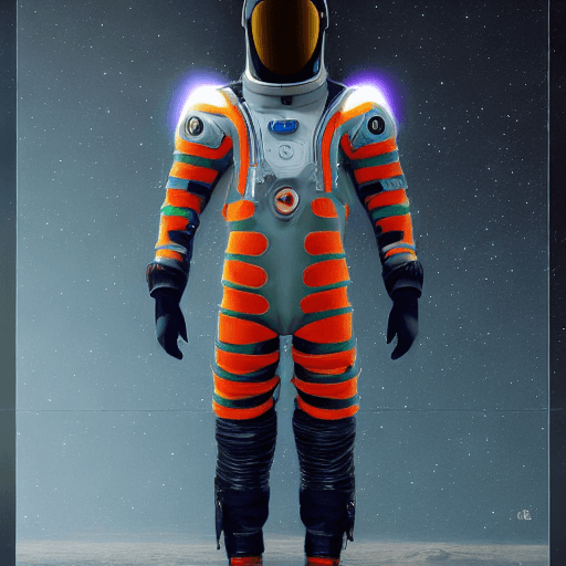 AI generated: space suit with boots, futuristic, character design, cinematic lightning, epic fantasy, hyper realis...