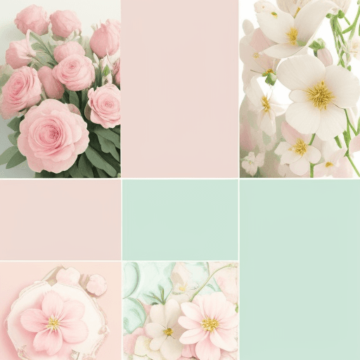 AI generated: Background: Choose a soft background color such as light pink or mint green to create a warm and com...