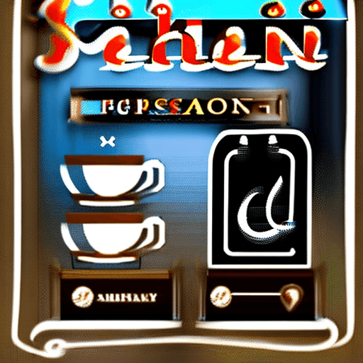 AI generated:  coffee shop with MaiHan name's