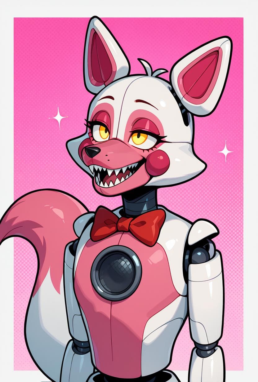 Funtime Foxy / Lolbit -- FNAF / Five Nights at Freddy's sister location Noob + illust