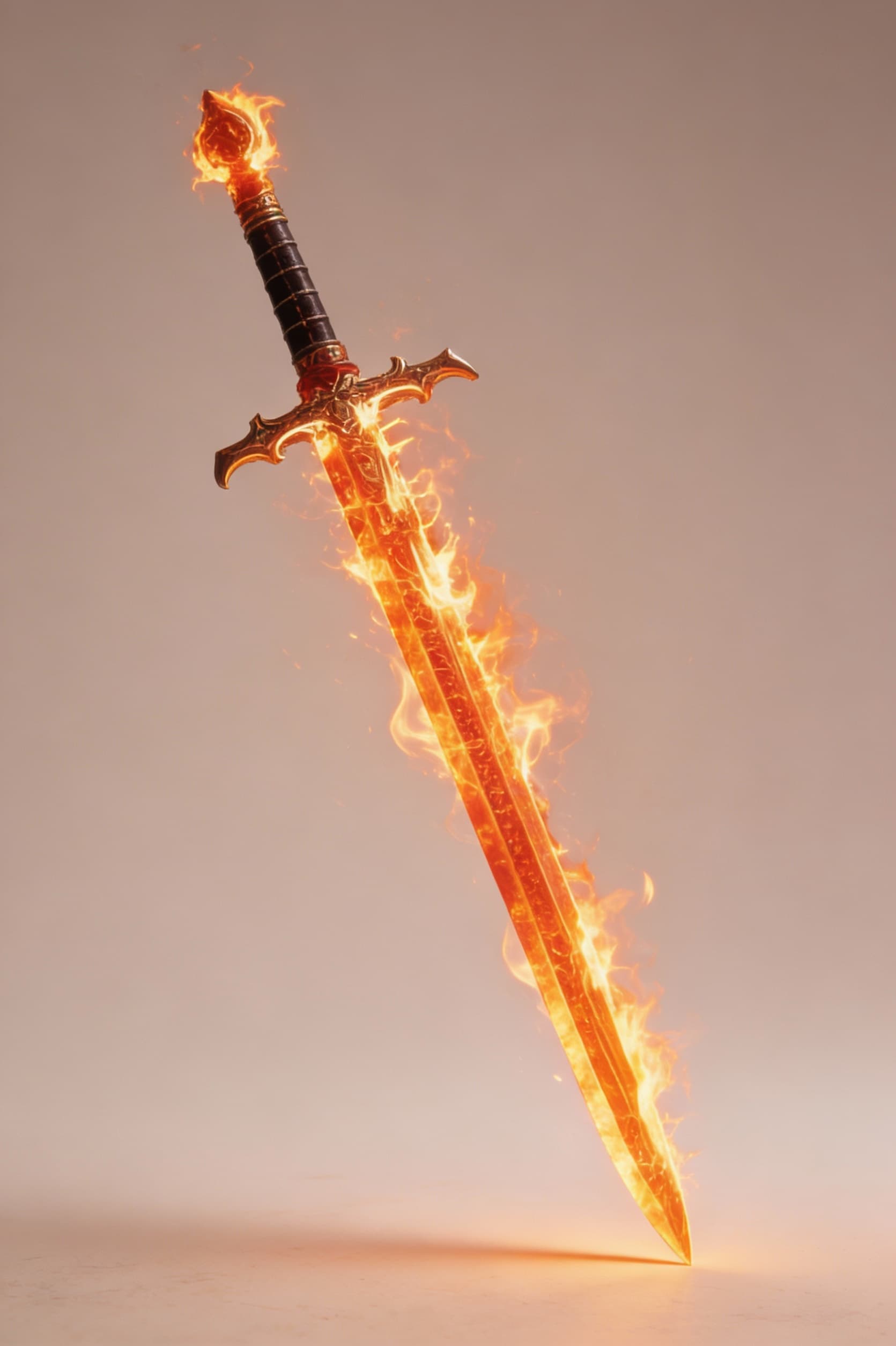 AI generated: Focus on the swords and give a display to showcase only the sword from tip to hilt from the referenc...