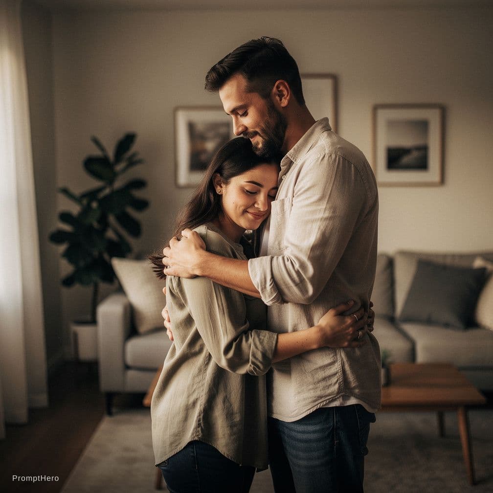 AI generated: couple in missionary possition

