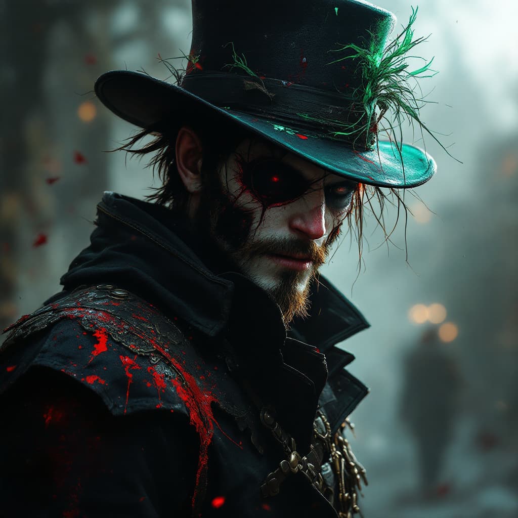 AI generated: a portrait of jacksepticeye by Greg Rutkowski, digital art, trending on artstation, Bloodborne, HD, ...