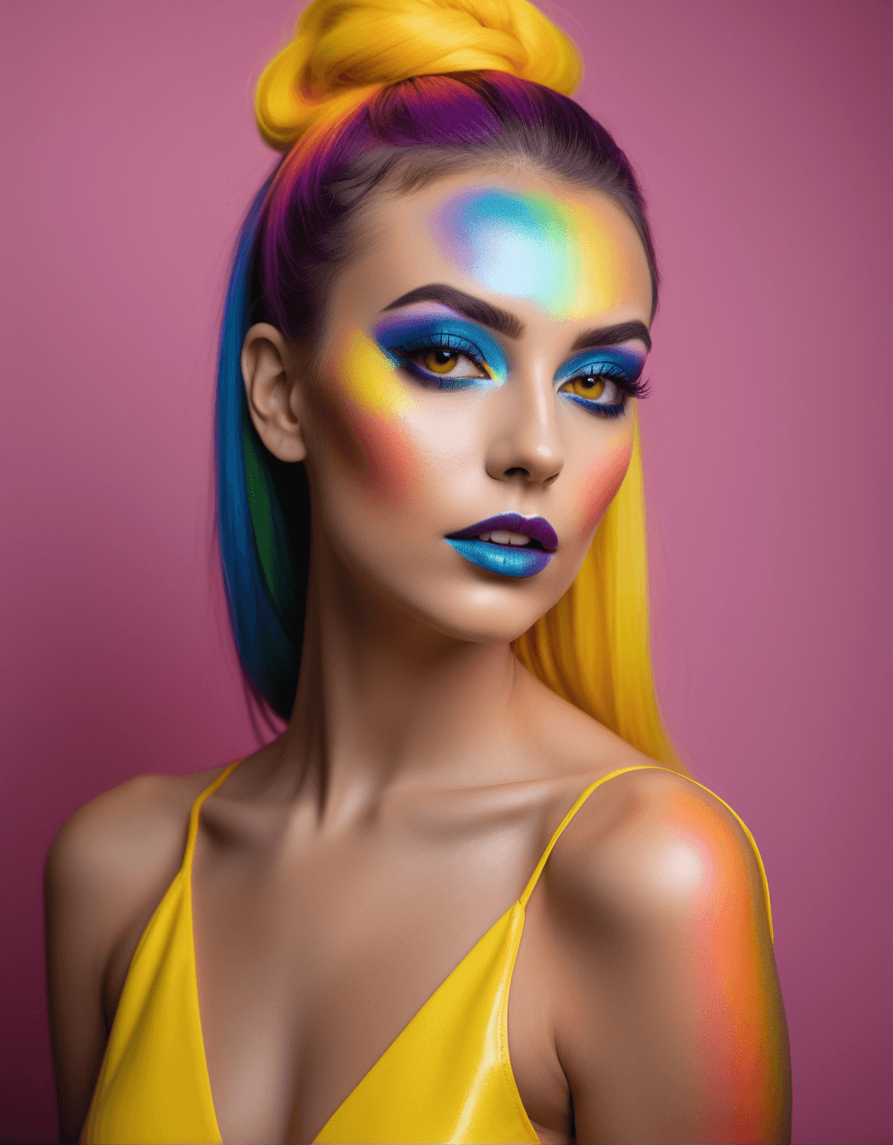 AI generated: color woman, ultra realistic, high quality, 8k