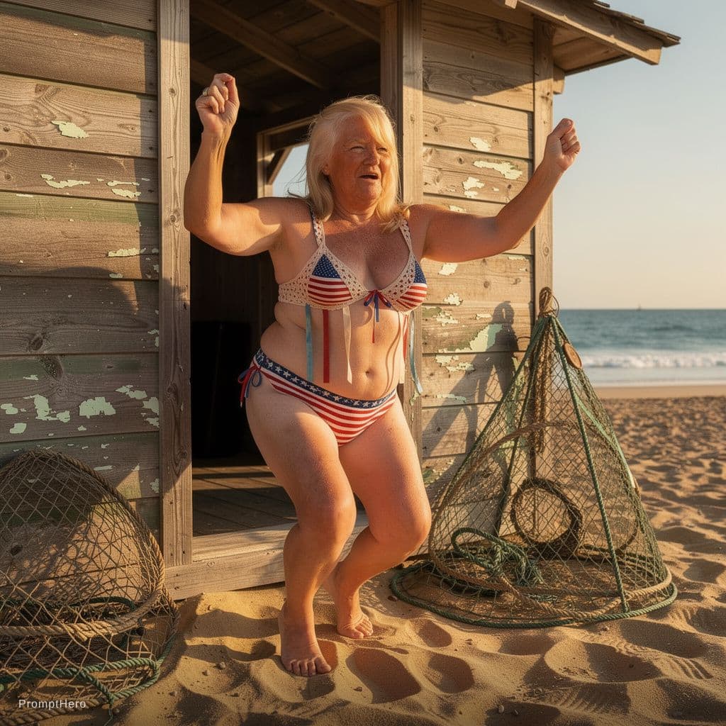 AI generated: Use reference photo for 1:1 recreation. dancing seductively