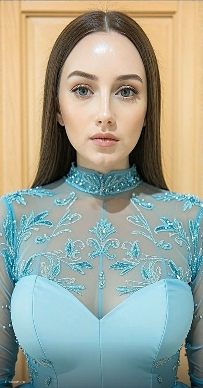 AI generated: Remove dress 