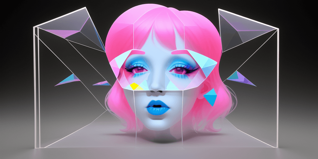 AI generated: (16k4d bite me swallow me but spit m e out in hell), (Translucent Geometries), Pop Art Vibrancy