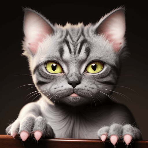 AI generated: ugly cat