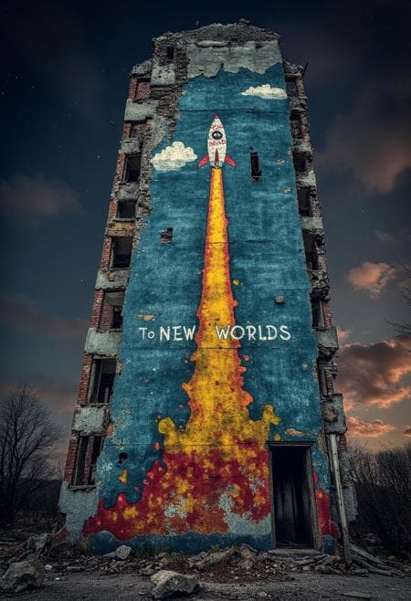 weathered-graffiti & bricks