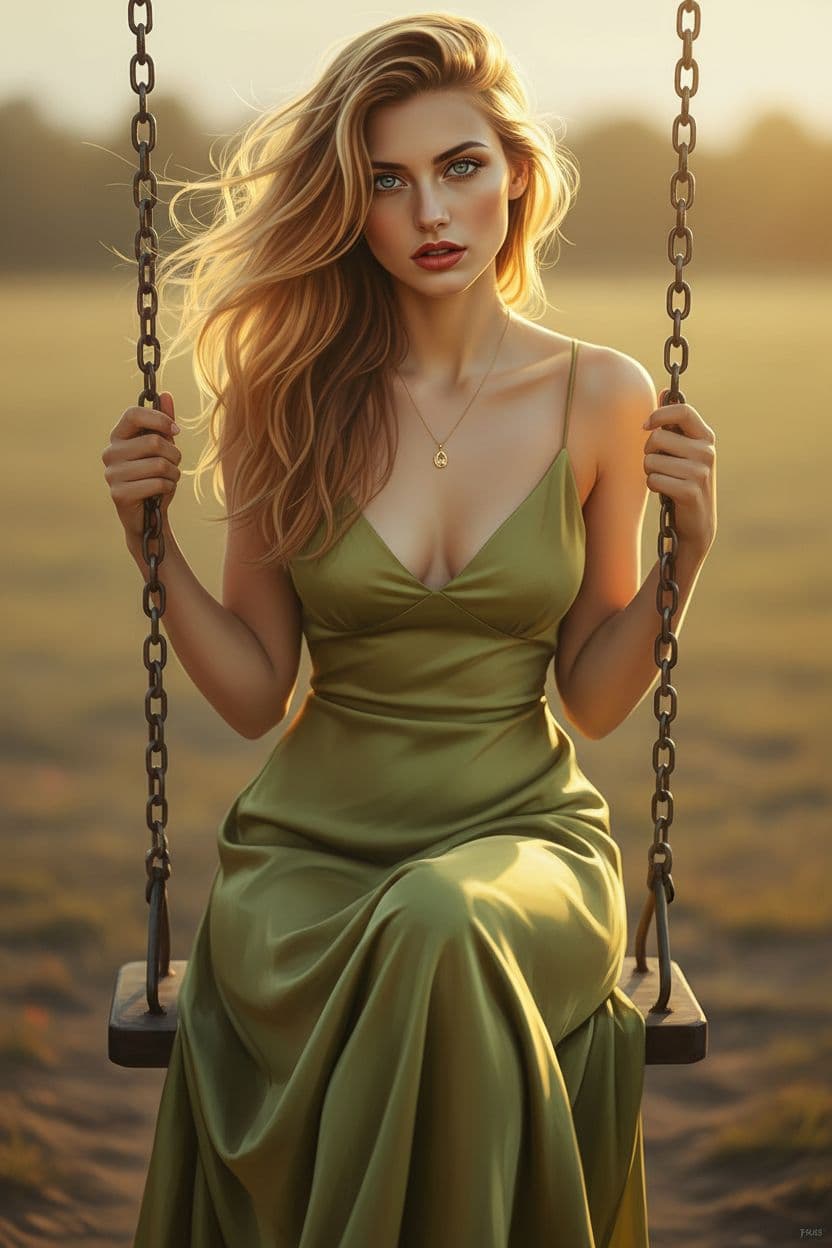 AI generated: "Image is high resolution full-hight vertical fine art portrait, Sony A1 and 120mm lens, capturing a...