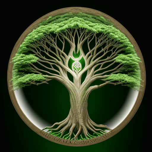 AI generated: green tree of life
