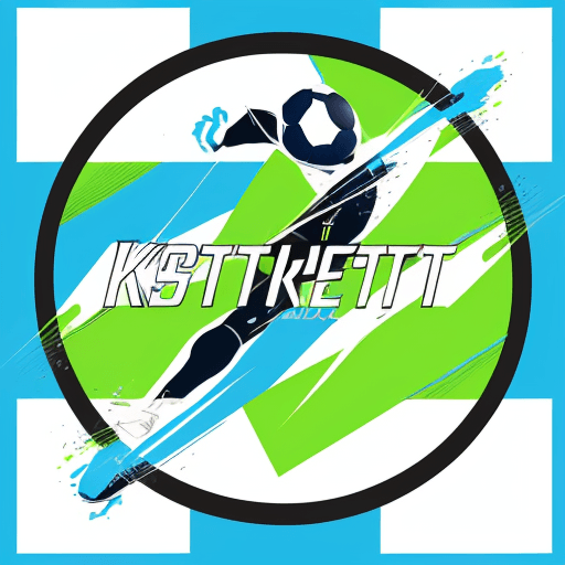 AI generated: Design a modern, energetic logo for KickStart: National Soccer Talent Search. The logo should incorp...