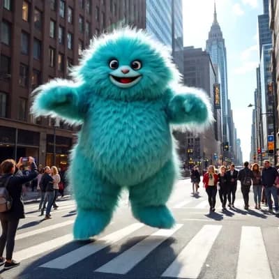 AI generated video: animate jumping