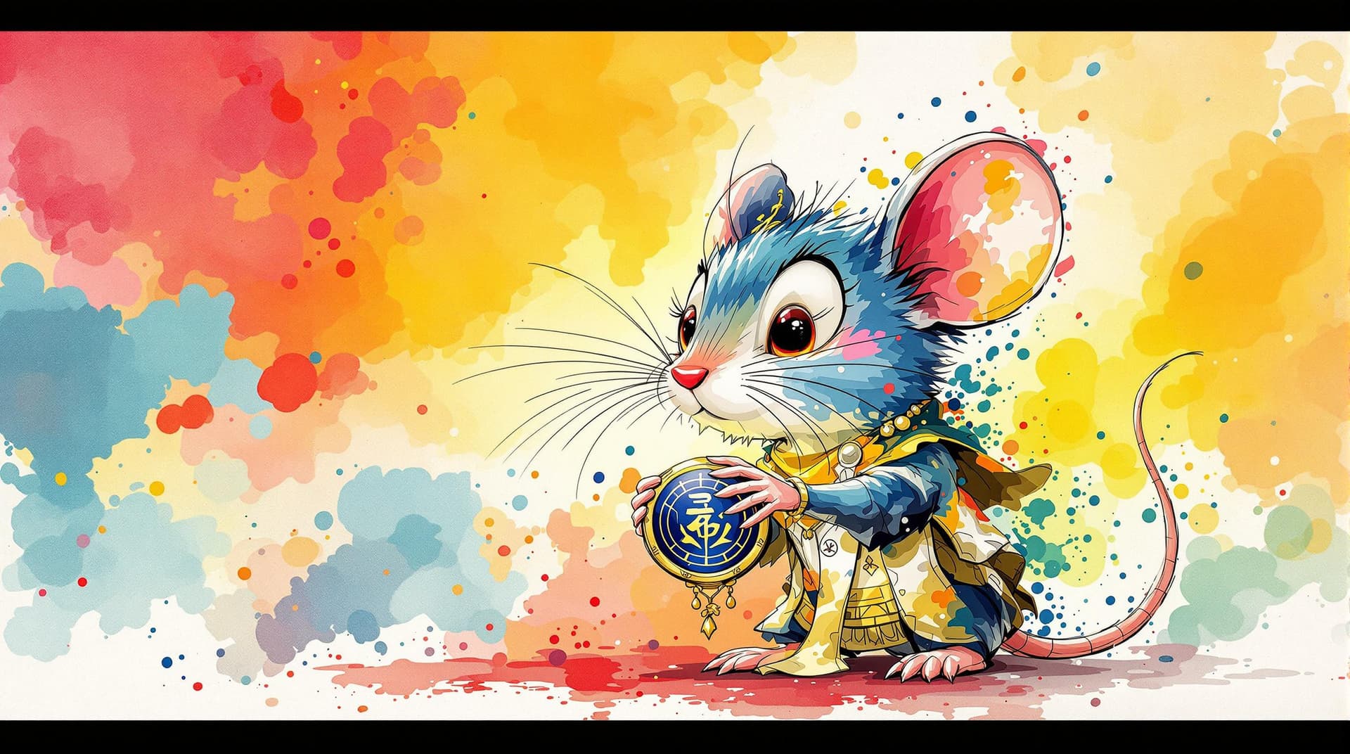 AI generated: exquisite，best quality, original, wallpaper, colorful, watercolor_(medium), covr, everyone, gradient...