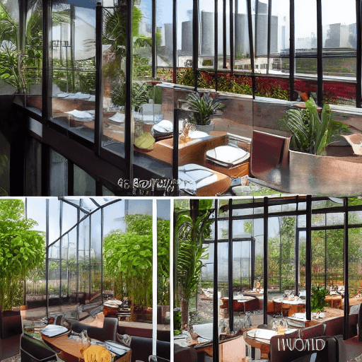 AI generated: High resolution photography interior design, dreamy realistic photograph of a global cuisine indian ...