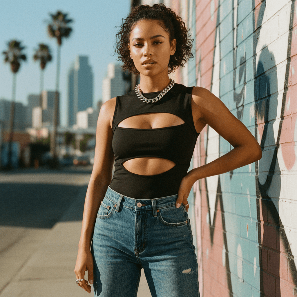 AI generated: underboob
