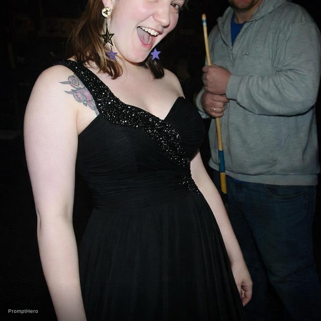 AI generated: wearing a evening gown fully in shot
