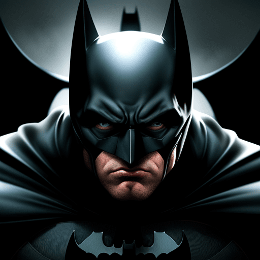 AI generated:  Batman mental disease,4k ,ultra d 