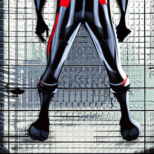 AI generated: full length portrait of Spider-man| whole body| detailed face| fantasy rogue| hiding in alley| rpg| ...