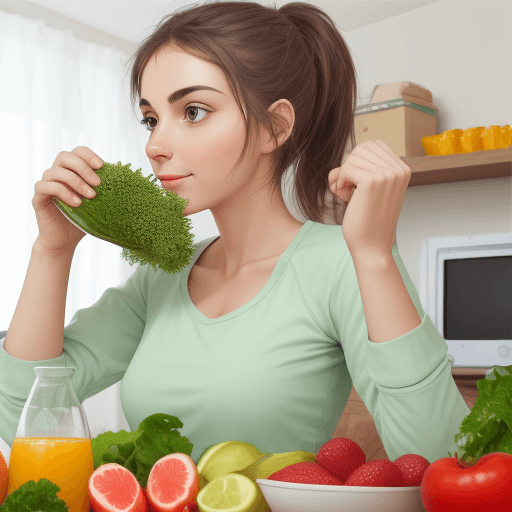 AI generated: healthy way of living
